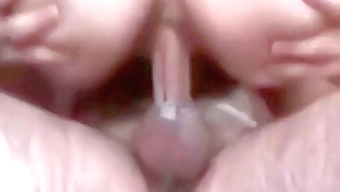 Sexy girl with a big fat cock in her mouth