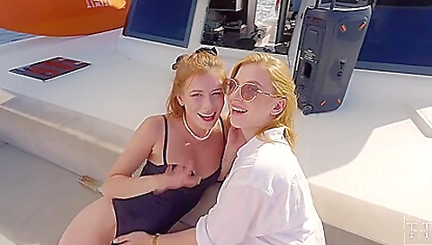 Hot blonde gets fucked in her mouth