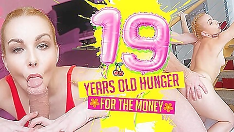 Sexy blonde girl with big ass gets meditation in