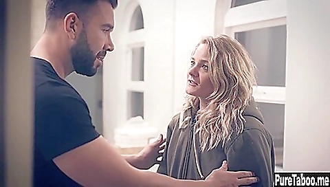 Sexy young chick wants a chad of cum